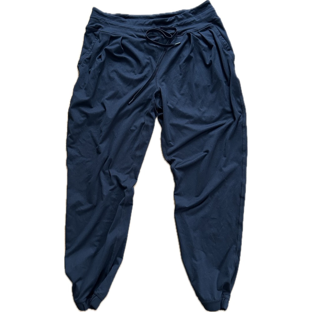 Lole Active Womens black Pleated Drawstring Joggers Size L 1471102